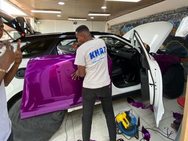 BBNaija Mercy Lambo’s Range Rover Velar Wrapped By Khaz Customs - autojosh 