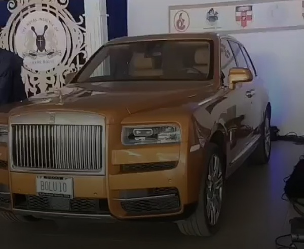 Late Billionaire Bolu Akin-Olugbade's Two Rolls-Royces And Library Displayed At His Service Of Songs - autojosh 