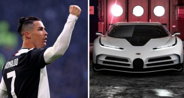 bugatti ronaldo new car