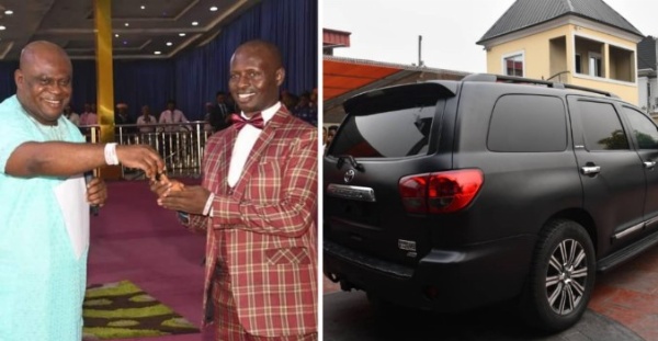 G.O Of Omega Power Ministries Apostle Chinyere Gifts Pastor Bulletproof Toyota Sequoia SUV - autojosh