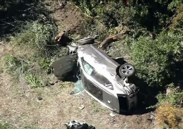 Golf Legend Tiger Woods Injured In Serious Rollover Car Crash In California - autojosh