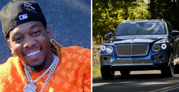 Rapper Offset Sued For $100k For Disappearing With Rental Bentley Bentayga - autojosh