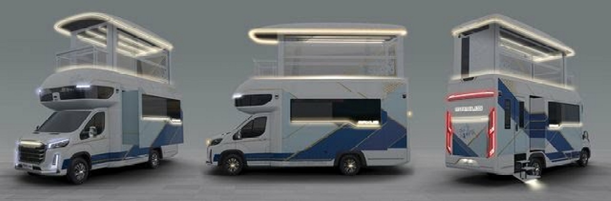 This Double-Decker Luxury Camper From China Has Elevator, Living Room, Kitchen, Bar & Bathroom - autojosh 