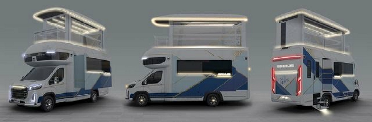 This Double-Decker Luxury Camper From China Has Elevator, Living Room, Kitchen, Bar & Bathroom - autojosh