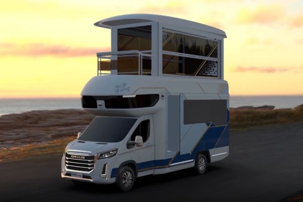 This Double-Decker Luxury Camper From China Has Elevator, Living Room, Kitchen, Bar & Bathroom - autojosh 