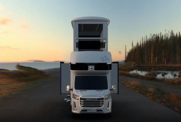 This Double-Decker Luxury Camper From China Has Elevator, Living Room, Kitchen, Bar & Bathroom - autojosh 