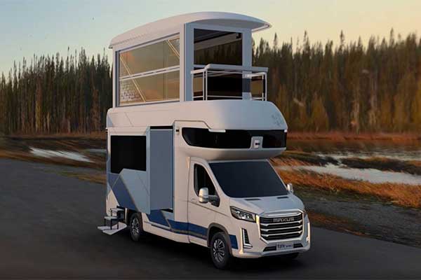 Check Out This Two-Storey Recreational Vehicle By SAIC 