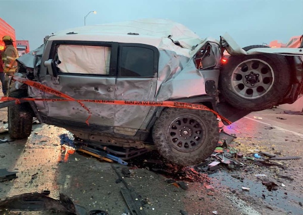 Toyota Gives 4Runner SUV To Heroic Paramedic Whose FJ Cruiser Got Crushed In Texas 133-Car Pile Up - autojosh 