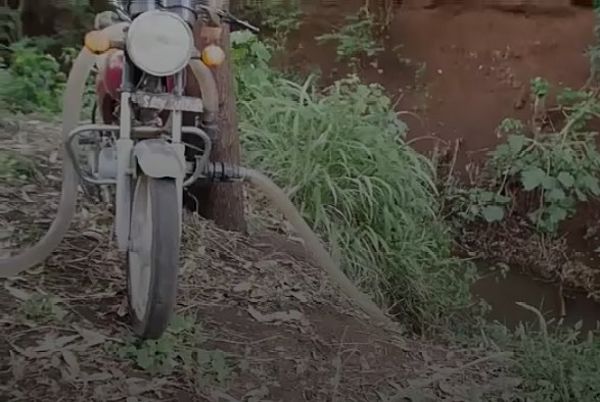 Ugandan Biker Repurposed His Motorcycle To Pump Water Into His 2-acre Tomato Farm - autojosh