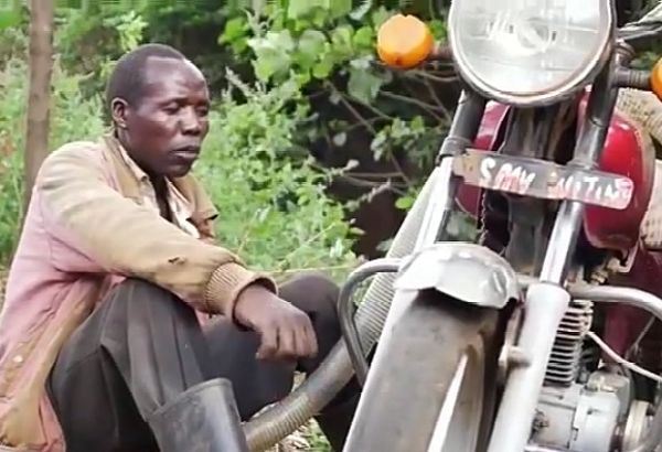 Ugandan Biker Repurposed His Motorcycle To Pump Water Into His 2-acre Tomato Farm - autojosh