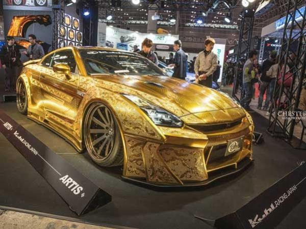 This Gold-plated 900-hp Nissan GT-R 'Godzilla' Could Be Yours For N166 Million - autojosh 