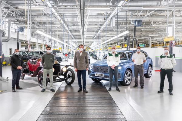 The 200,000th Bentley Car, A Bentayga SUV, Just Rolled Off The Assembly Line - autojosh