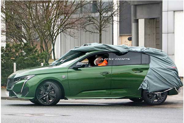 2022 Peugeot 308 Undisguised As It Features The New Company's Logo