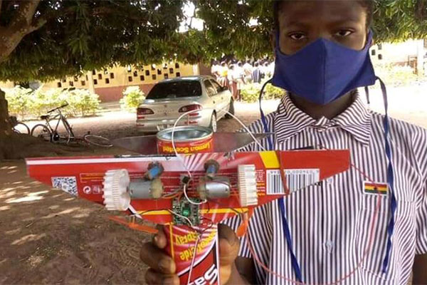 Ghanaian Kid Builds Flying Aeroplane Toy - autojosh