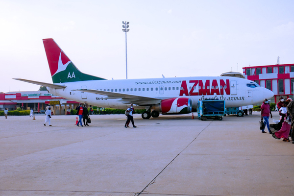 Azman Air owes the NCAA the sum of N1,545,262,120.31 service charges