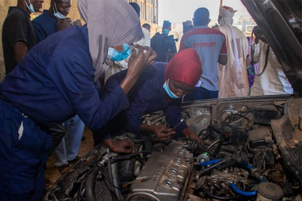 NADDC Commissions First Female Mechanic Workshop In Sokoto (PHOTOS)