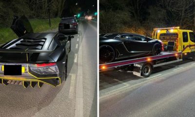 Police Seize $530k Lamborghini Aventador For Having No Road Tax - autojosh