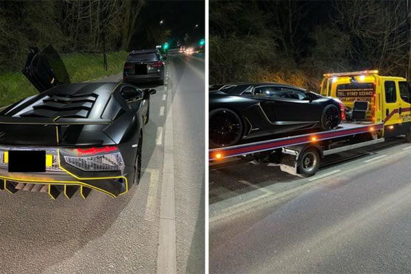 UK Police Seize $530k Lamborghini Aventador For Having No Road Tax (PHOTOS)  - AUTOJOSH