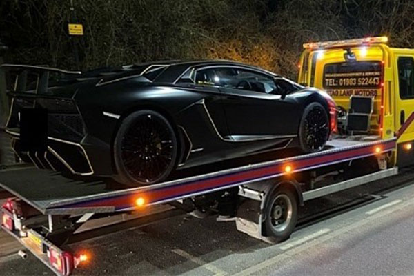 Police Seize $530k Lamborghini Aventador For Having No Road Tax - autojosh 
