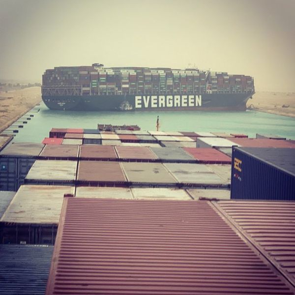 A Giant Cargo Ship Stuck In Egypt's Suez Canal Is Blocking Vital Trade Route Between Asia And Europe - autojosh 