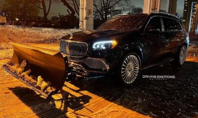 Drake Turns $160k Mercedes-Maybach GLS 600 SUV Into World’s Most Expensive Snow Plow - autojosh
