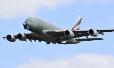 Final Airbus A380 Superjumbo Jet Completes First Flight - autojosh