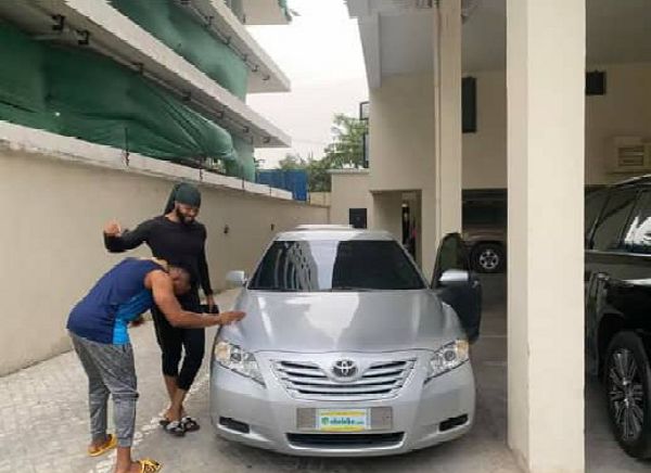 Singer Flavour Surprises Childhood Friend With A Toyota Camry Car Gift - autojosh 