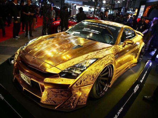 This Gold-plated 900-hp Nissan GT-R 'Godzilla' Could Be Yours For N166 Million - autojosh 