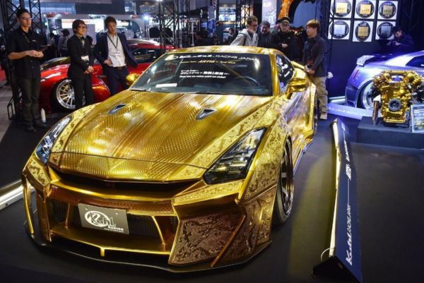 This Gold-plated 900-hp Nissan GT-R 'Godzilla' Could Be Yours For N166 Million - autojosh 