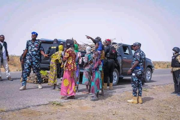 Gov. Zulum Stops His Motorcade Along Boko Haram Infested Area To Lift 12 Girls Fetching Fire Wood - autojosh 