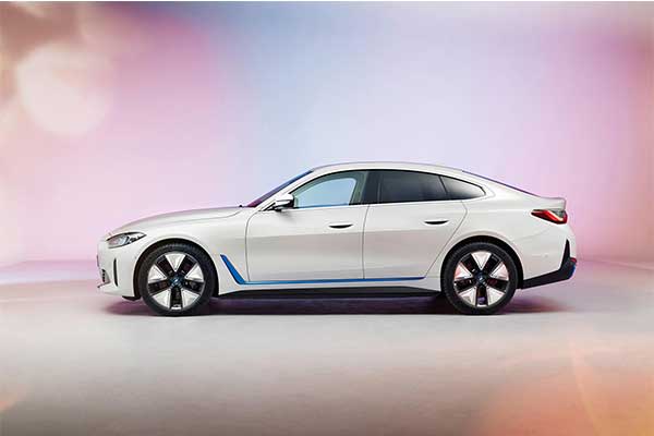 BMW Launches i4 All Electric 4-Door Coupe With More Than 500hp