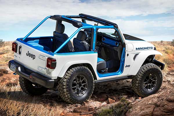 Jeep Unleashes All Electric Magneto Concept And Its A Manual Gearbox SUV