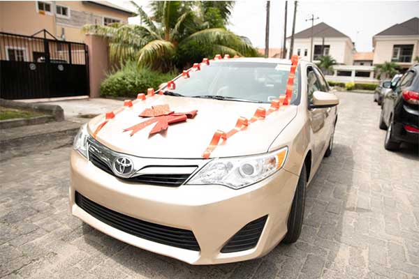 Laura Ikeji Receives A Toyota Camry Car As A Birthday Gift 