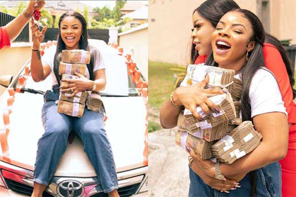 Laura Ikeji Receives A Toyota Camry Car As A Birthday Gift 