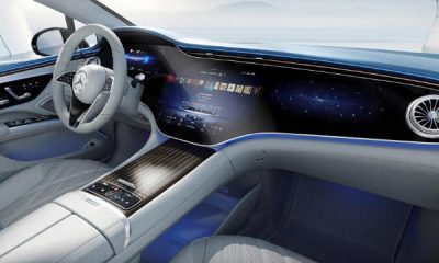 Mercedes Shows Off Impressive 56-Inch Hyperscreen Inside 2022 EQS All-electric Luxury Sedan - autojosh