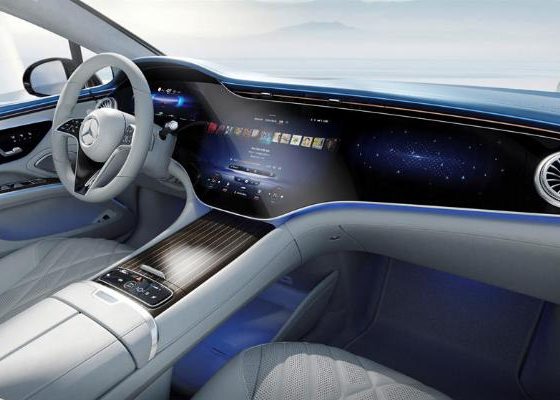 Mercedes Shows Off Impressive 56-Inch Hyperscreen Inside 2022 EQS All-electric Luxury Sedan - autojosh