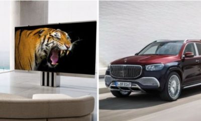 This $400k Self-folding 165-inch TV Cost The Price Of Two Mercedes-Maybach GLS 600 SUVs - autojosh