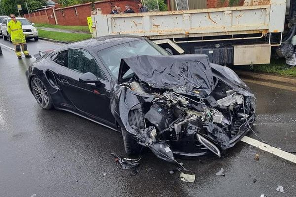 Two Supercars, Lamborghini Aventador And Porsche 911 Turbo, Rented For Wedding, Crash During Storms - autojosh 