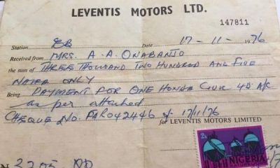 Who We Offend? Nigerian Journalists Ruth Reacts To Receipt Of Honda Civic Worth Just N3,205 In 1976 - autojosh