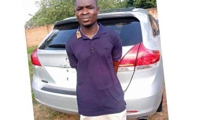 Police Arrests Lagos Car Washer While On His Way To Benin Republic With Customer’s Toyota Venza - autojosh