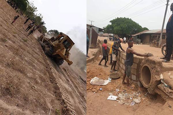 Super Eagles Star Moses Simon Constructs Roads, Drainage For His Community In Benue State - autojosh 