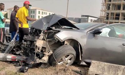 Toyota Sequoia And Camry Involved In Crash In Ikate, Lagos - autojosh
