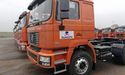 Dangote Takes Delivery Of Additional 400 Shacman Trucks Assembled At Enugu Plant - autojosh