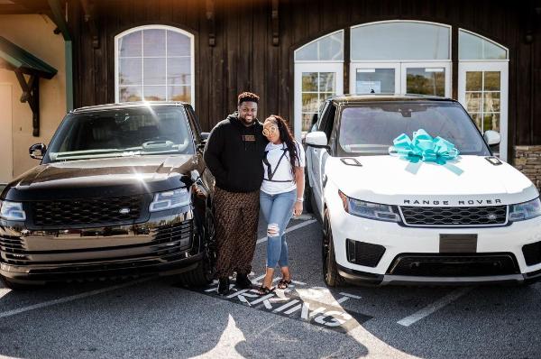 Davido's Brother Adewale Adeleke Surprises Wife With A Range Rover Sport To Celebrate Her Birthday - autojosh 