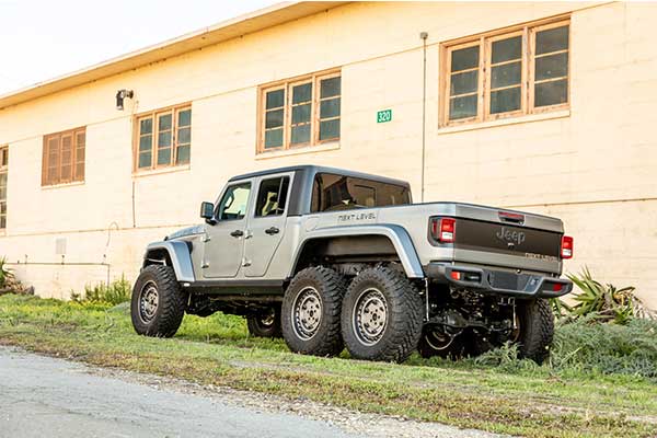 Next Level Turns A Jeep Gladiator Pickup Truck Into a 6x6 Beast