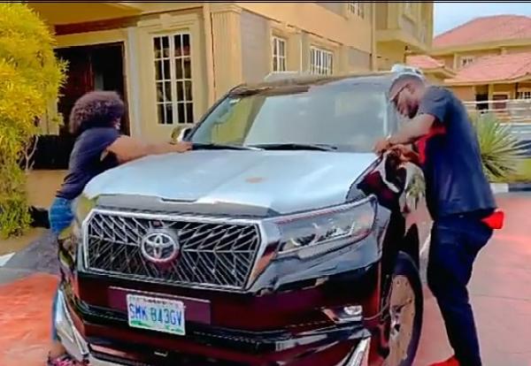 JJC Skillz Acquires Land Cruiser Prado Days After Wife, Funke Akindele Bought Lexus LX 570 SUV - autojosh 