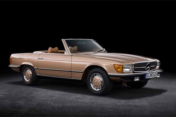 Mercedes-Benz 1st V8 Powered R107 SL Roadster Celebrates 50 Years