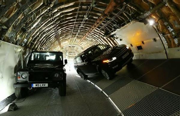 This Is How To Drive A Range Rover Sport Through The Belly Of Boeing 747 Plane - autojosh 