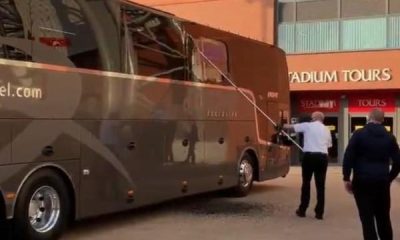 Real Madrid's Team Bus Damaged Ahead Of Champions League Clash Against Liverpool At Anfield - autojosh