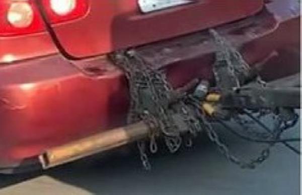 Toyota Corolla Seen Towing A Jeep Cherokee - See Why This Is Wrong - autojosh 
